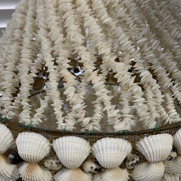 Custom Handmade SeaShell / Opal Chandelier - Picture 10 of 13